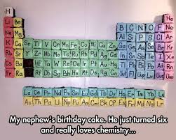 A Periodic Cake Nephew Birthday Chemistry Cake Chemistry
