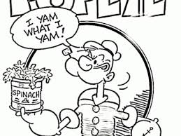Get hold of these colouring sheets that are full of popeye images and offer them to your kid. Hilarious Adventure Of A Sailor Popeye 20 Popeye Coloring Pages Free Printables