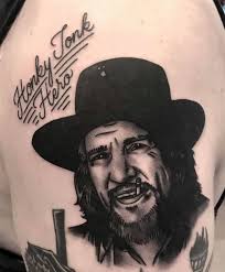 Honky Tonk Hero ! Waylon Jennings Tattoo