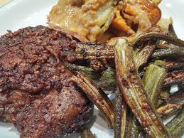 Once the oil is hot, add the paprika and crushed pepper and cook for 2 minutes. Recipe Lion S Mane Mushroom Steaks With Bonus Roasted Okra Recipe Steemit