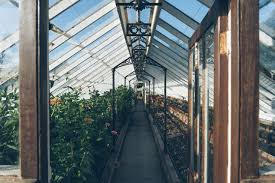 kitchen garden at chatsworth house in