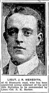 Maj John Redmond Walsingham Meredith (1878-1916)