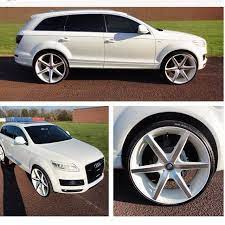 26 Lexani Wheels R Six In Machined Custom Paint Matched On An Audi Q7 Http Www Americanwheelandtire Com Houston Wheels Lex Audi Q7 Audi Q7 Tdi Audi Cars