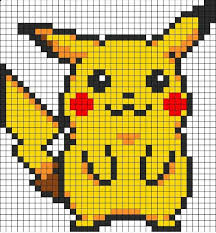 Pikachu Sprite Grid