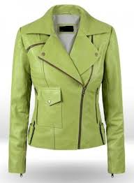 New Stylish Celebrity Green Leather Jacket For Women Ladies Leather Jacket Coats Jackets Green Leather Jackets Leather Jackets Women Leather Jacket