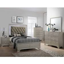This set includes a panel bed, dresser, mirror, chest and two nightstands. Lyssa 6 Piece Bedroom Set