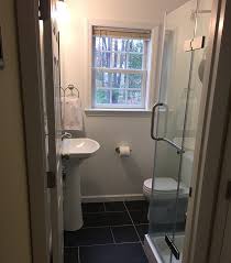 Are you a bathroom expert? A Diyer Adds A Shower To A Half Bath Riverbend Home