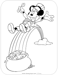 Patrick's day parade began with modest gatherings in the streets of colonial america. Mickey Mouse Special Events Coloring Pages Disneyclips Com