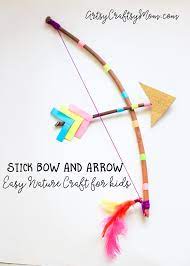 How about learning how to make different. Stick Bow And Arrow Craft For Kids Artsy Craftsy Mom