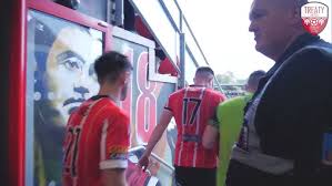 Jamie Stack equalises for Clare v Limerick Youths