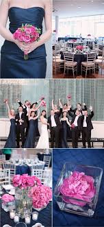 Black And Blue Wedding Colors Pozytywne Inspiracje Slubne Navy Pink Weddings Hot Pink Weddings Wedding