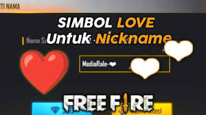 Check spelling or type a new query. Simbol Love Untuk Nickname Free Fire Ff Mediarale