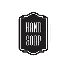 Hand Soap Dispenser Decal Bathroom Hand Soap Label Soap Decal Farmhouse Bath Hand Soap Vinyl Decal Stick Soap Labels Hand Soap Dispenser Bathroom Hand Soap