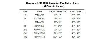 champro amt 1000 shoulder pad skill