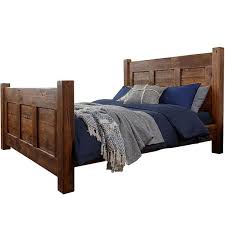 As regard style, bed frames come in 2 styles: Beam Henley Reclaimed Wood Bed Modish Living