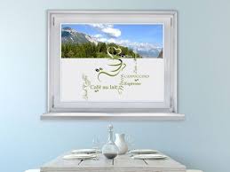 Sichtschutzfolie Kaffee Design Fensterfolie Fenstersichtschutz Sichtschutzfolie