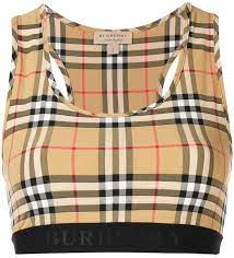 Burberry House Check Sports Bra Farfetch Fashion Outfits Fashion Clothes