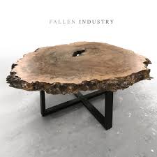 Crosscut Round Coffee Table Wood Table Coffee Table Wood Coffee Table Design