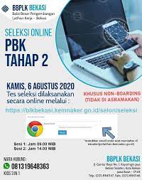 Tes Seleksi Online Blk Bekasi