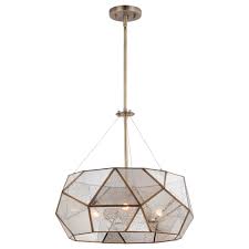 Shop Euclid Brass Mid Century Modern Pendant Light Mercury Glass Overstock 31047834