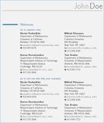 Reference Section On Resume Reference Section On Resume Resume References Resume Examples Resume