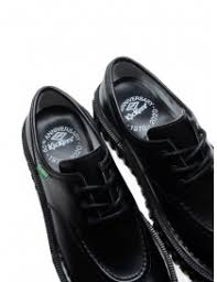 Or collect in store and receive a free £5 voucher! Adieu X Kickers Aktive Black Leather Shoes For Woman Man