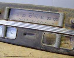 Vintage Car Truck Instrument Panel Speedometer Cluster Salvage Part Rat Rod Decor Steampunk Repurpose Piece Salvage Parts Vintage Cars Cars Trucks