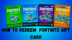 Maybe you would like to learn more about one of these? How To Redeem A Fortnite Gift Card Steps For How To Redeem A Fortnite Gift Card 2021 And Redeem V Bucks