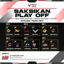 Grab weapons to do others in and supplies to bolster your chances of survival. 12 Tim Yang Akan Bertanding Di Fase Play Off Free Fire Master League Season 1 Garena Free Fire Indonesia
