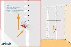 Rigips Spachteln Und Verschleifen Talu De Rigips Rigips Wand Bauen Wande Spachteln
