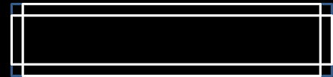 Black rectangle with white outline. Using Css To Create Custom Borders With Just The Corners Showing Stack Overflow