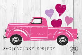 Download Valentines Truck Svg Vintage Truck Svg Silhouette Cricut 1135991 Objects Design Bundles