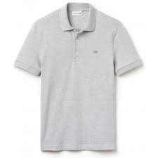 Choisissez le vêtement idéal pour vous : Lacoste Polo Slim Fit Silver Chine Tennisplanet De