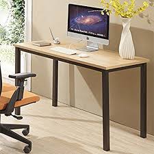 Cuboc 47 Large Size Modern Computer Desk Long Office Desk Writing Desk Workstation Table For Home Office Beech Lavorist Modern Computer Desk Office Desk Long Office Desk