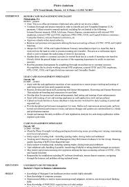Control of cash is a key element in macroeconomic and budget. Cash Management Specialist Resume Samples Velvet Jobs