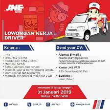 Cari info loker solo terbaru ? Jne Pati Lowongan Kerja Kudus Terbaru 2021