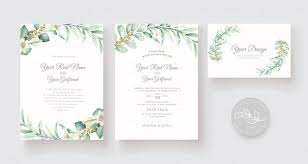 Download Hand Drawn Watercolor Floral Invitation Card Template For Free Watercolor Floral Invitation Floral Invitation Elegant Wedding Invitation Card
