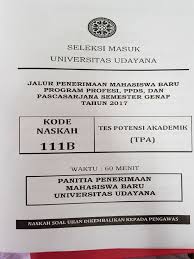 Soal utg telkom dan pembahasan. Soal Tpa Universitas Indonesia