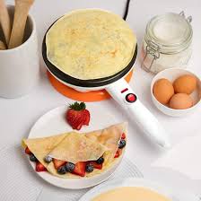 Machine A Crepe Portable Automatique Elnina Cuisine Recettes De Collations Comment Faire Des Crepes
