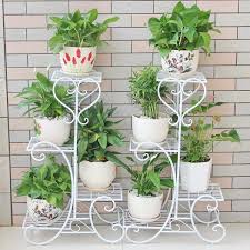 Ucuz 50 26 80 Cm Buyuk Boy Avrupa Balkon Fower Tencere Raf Bahce Cicek Tutucu Standlari Cicek Pergolalar Metal Dem Indoor Flower Pots Hotel Flowers Flower Pots