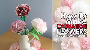 Soon you will have bouquets throughout your house. Easy Paper Flowers Mothers Day Gift Cupcake Liners Into A Carnation Flower Mother S Day Gift Diy Youtube