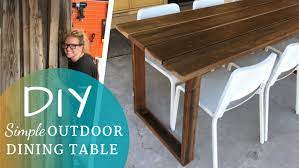 Online shopping for dining tables from a great selection at patio, lawn & garden store. Diy Simple Outdoor Dining Table The Awesome Orange