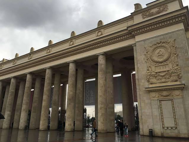 Gorky Park and Garage Museum of Modern Art in Mocsow