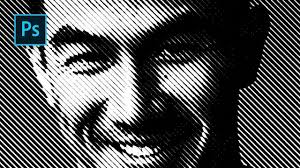 Cara Membuat Efek Line Halftone Di Photoshop Photoshop Tutorial Indonesia Photographyphotoshoppos Halftone Illustration Halftone Design Photoshop Techniques