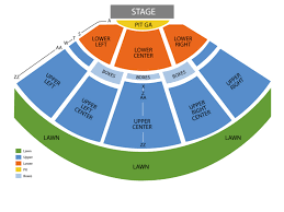 48 Explanatory Seating Chart For Verizon Wireless Amphitheater