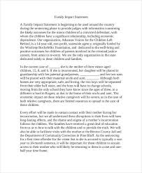 How to write a statement for court family. Free 5 Impact Statement Examples Samples In Pdf Examples