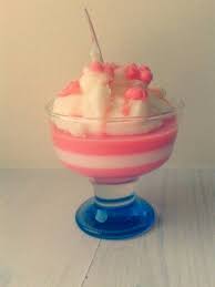 Coupe De Glace Aux Fruits Rouges Red Fruits Ice Creamsoy Wax Candle Lumanare