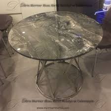 Metal Ayakli Mermer Masa 2020 Mobilya Masa Metal