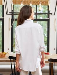 Women's Relaxed Button-Up Shirt in Eileen