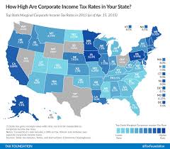 State Corporate Income Tax Rates And Brackets For 2015 Tax